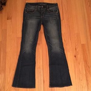 American Eagle stretch flare jeans size 10.